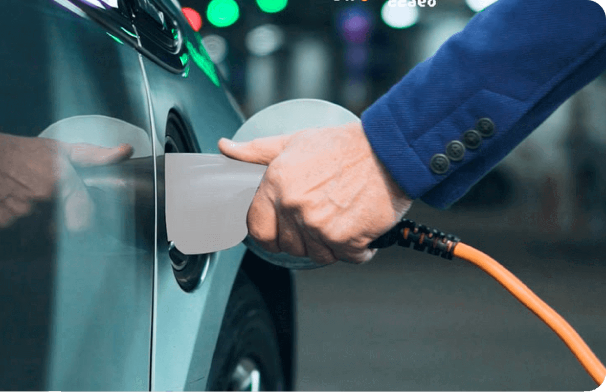 Charging electric car - Lithium Carbonate