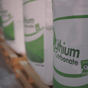 Productos empaquetados SQM Lithium Carbonate