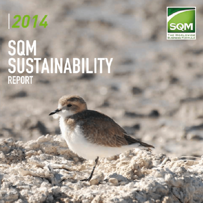 Nachhaltigkeitsbericht 2014 ist
