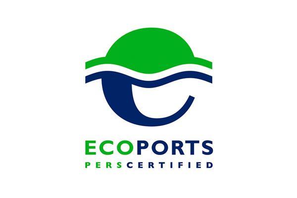 Ecosporのロゴの白い背景