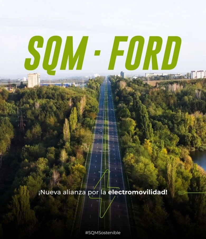 SQMとフォードが電気自動車製造で提携
